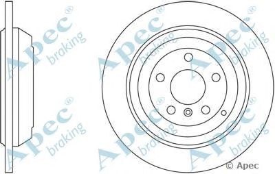 APEC BRAKING dsk2386 -  Тормозной диск